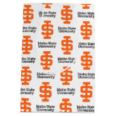 アイダホ州立大学公式ロゴデザイン ミディアムペーパーバッグ (裏面)