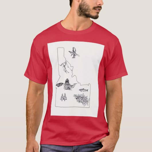 アイダホ州2 Tシャツ (正面)