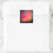 アイダホ州、アメリカ。オーロラボレアリス、北の光 スクエアシール (バッグ)