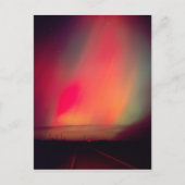アイダホ州、アメリカ。オーロラボレアリス、北の光 ポストカード (正面)