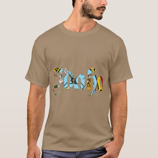 アイダホ州 アメリカ 州の誇り 愛 4 Tシャツ (正面)