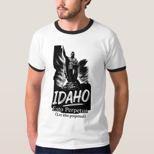 アイダホ州「エラ・ペルペトゥア」Tシャツ... Tシャツ (正面)