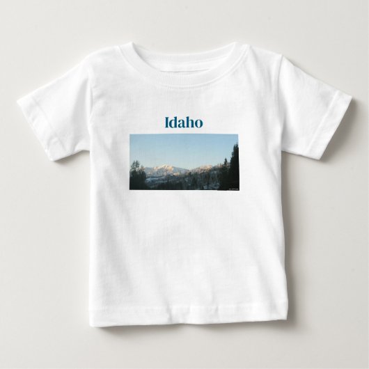 アイダホ州 ベビーTシャツ (正面)