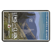 アイダホ州.ルイス&クラーク・トレイル、 マグネット (横)