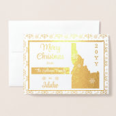 アイダホ州 |写真 箔カード (封筒付き正面)