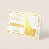 アイダホ州 |写真 箔カード (正面)