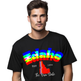 アイダホ州、宝石の州 - 州の誇り Tシャツ