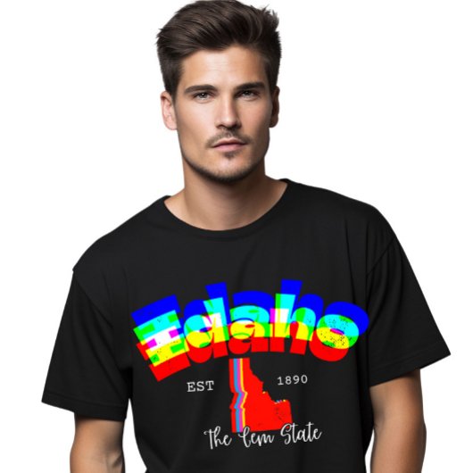 アイダホ州、宝石の州 - 州の誇り Tシャツ