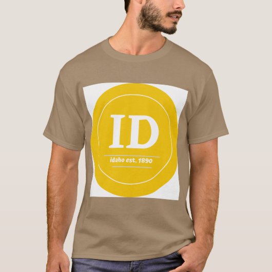 アイダホ州 設立 1890年 Tシャツ (正面)