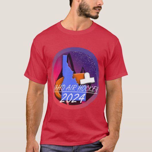 アイダホ州 2024 テキスト Tシャツ (正面)