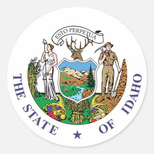 アイダホ徴候 ラウンドシール (正面)