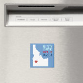 アイダホ日付の保存 – カスタマイズ可能な都市 マグネット (インサイチュ (食洗機))