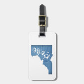 アイダホ木目ボイシ ラゲッジタグ (正面縦)