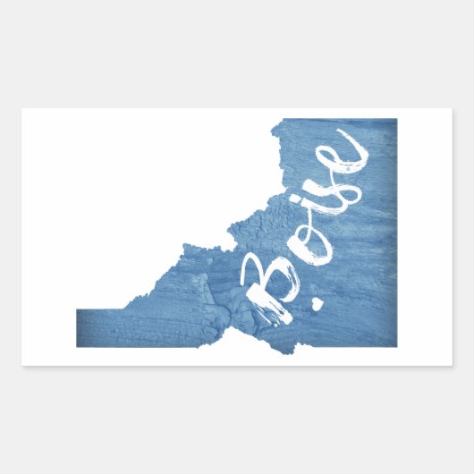 アイダホ木目ボイシ 長方形シール (正面)