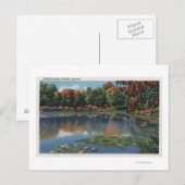 アイダホ湖の風景とリリパッドIdaho ポストカード (正面/裏面)