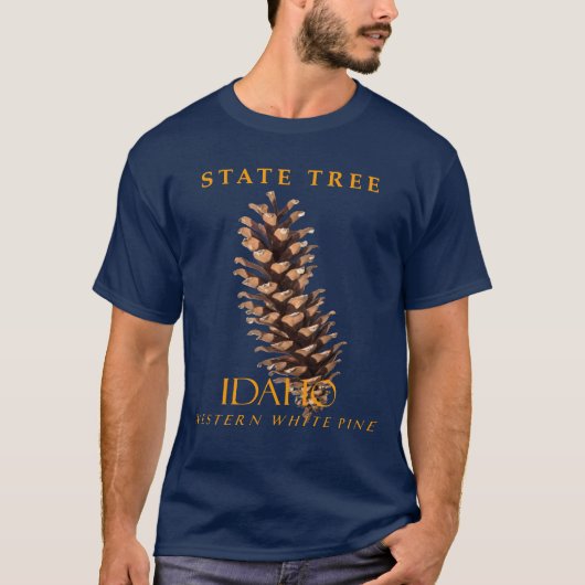 アイダホ準州の樹 西部白松 Tシャツ (正面)