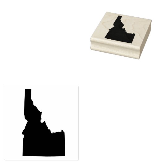 アイダホ無地のラバーアートスタンプ ラバースタンプ (押印)
