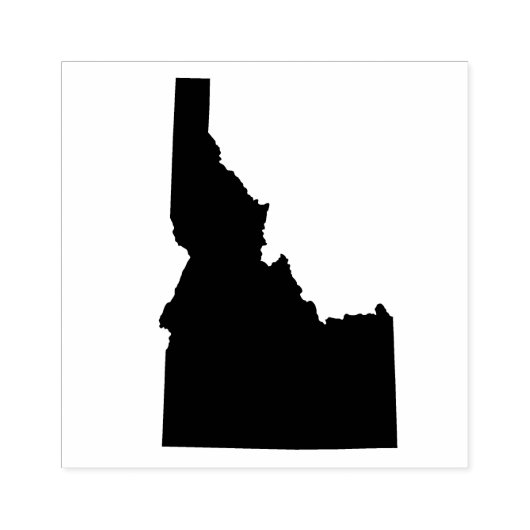 アイダホ無地のラバーアートスタンプ ラバースタンプ (インプリント)