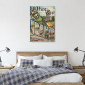 アイダホ神父 – ラージレターシーン キャンバスプリント (インサイチュ (寝室))