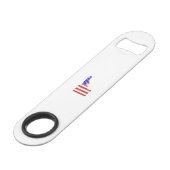 アイダホ米国のシルエットの州の地図 スピード栓抜き (正面アングル)