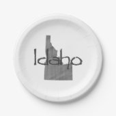 アイダホ紙パーティープレート ペーパープレート (正面)