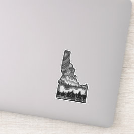 アイダホ線アート シール