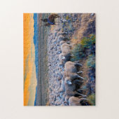 アイダホ羊の放牧。 ジグソーパズル (縦)