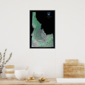 アイダホ衛星ポスター ポスター (キッチン)