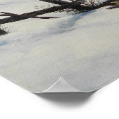 アイダホ農家油彩画デビッド・ポール ポスター (角)