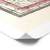 アイダホ郷&鉄道地図1896 ポスター (角)