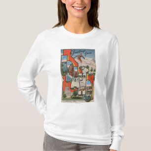 アイダホ(スキー)の大きい手紙ScenesIdaho Tシャツ