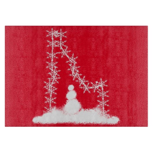 アイダホ・スノーフレーク カッティングボード (正面)