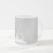 アイダホ・スノーフレーク フロストグラスマグカップ (正面右)