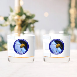 アイダホ・スプドニク衛星ミッションパッチ ウイスキーグラス