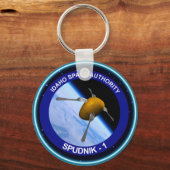 アイダホ・スプドニク衛星ミッションパッチ キーホルダー (正面)