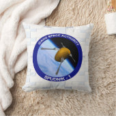 アイダホ・スプドニク衛星ミッションパッチ クッション (ブランケット)