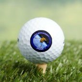 アイダホ・スプドニク衛星ミッションパッチ ゴルフボール (インサイチュ 木)