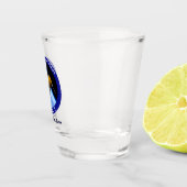 アイダホ・スプドニク衛星ミッションパッチ ショットグラス (右)