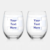 アイダホ・スプドニク衛星ミッションパッチ ステムなしワイングラス (裏面)