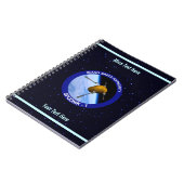 アイダホ・スプドニク衛星ミッションパッチ ノートブック (左側)