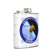 アイダホ・スプドニク衛星ミッションパッチ フラスク (右)