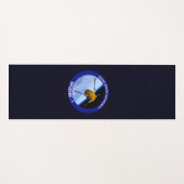 アイダホ・スプドニク衛星ミッションパッチ ヨガマット (正面(横))