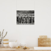 アイダホ・ソーミル労働者， 1939.ヴィンテージ写真 ポスター (キッチン)