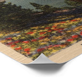 アイダホ – テトンレンジとジャクソン湖の景色 ポスター (角)