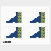 アイダホ・ブレッド 長方形シール (シート)