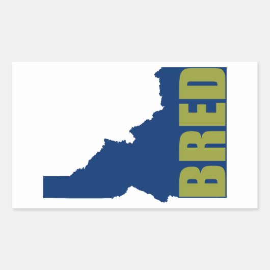 アイダホ・ブレッド 長方形シール (正面)