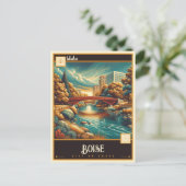 アイダホ・ボイシ |ヴィンテージ ポストカード (スタンド正面)