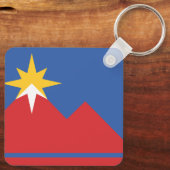 アイダホ・ポカテロ国旗 キーホルダー (裏面)