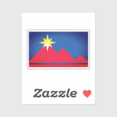 アイダホ・ポカテロ国旗 シール (シート)