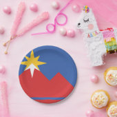 アイダホ・ポカテロ国旗 ペーパープレート (パーティー)